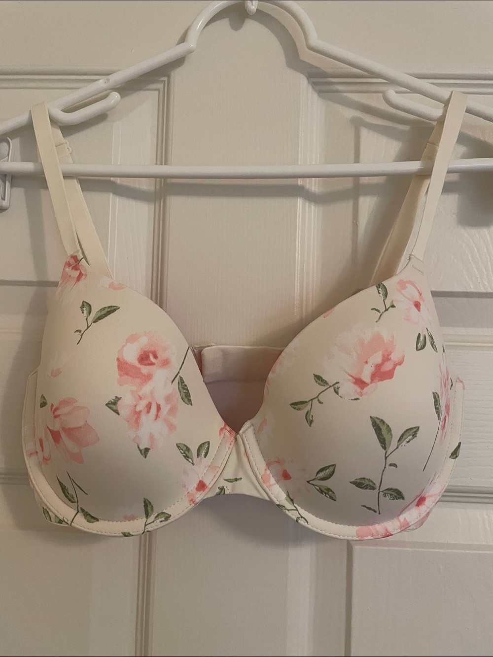 2/$90 NEW PINK Victoria's Secret Wear Everywhere T-Shirt Bra - Cream